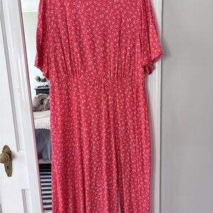 New Look Pink Floral Maxi Dress